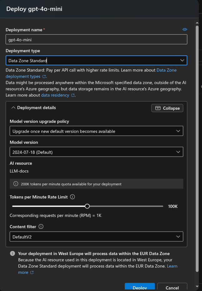 Navigate to LLM Settings