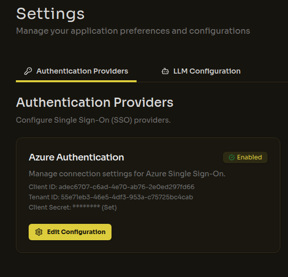 Successful Azure AD SSO Configuration