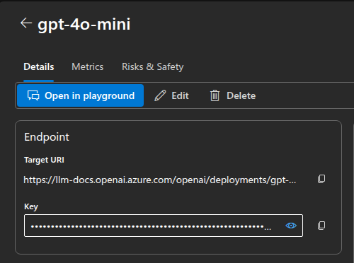 Navigate to LLM Settings