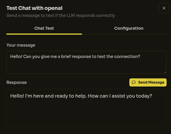 LLM Chat Test